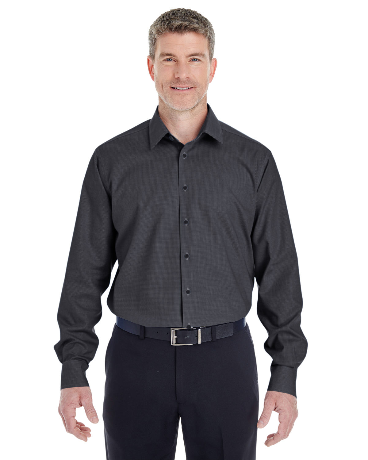 Devon & Jones Men's Crown Collection Royal Dobby Shirt