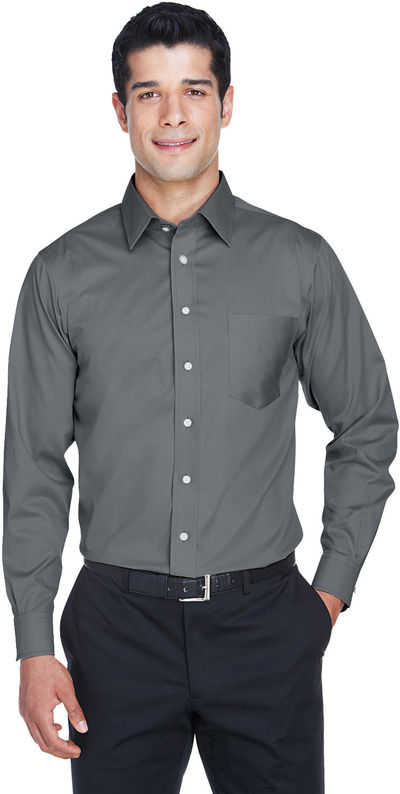 An image of a Custom Devon & Jones Men's Crown Woven Collection™ Solid Stretch Twill!