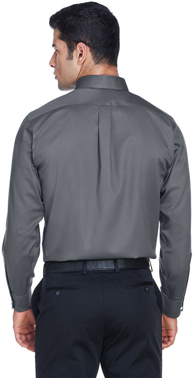 An image of a Custom Devon & Jones Men's Crown Woven Collection™ Solid Stretch Twill!