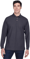 An image of a Custom Devon & Jones Men's Pima Piqué Long Sleeve Polo!