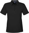 An image of a Custom Devon & Jones Womens Raleigh Stretch Polo in Black!