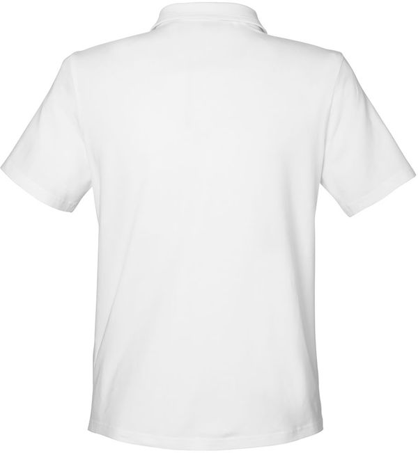 An image of a Custom Devon & Jones Womens Raleigh Stretch Polo in White!