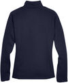 Am image of a Custom Devon and Jones Ladies Bristol Full Zip Sweater Fleece Jacket in Navy!