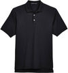 An image of a Custom Devon and Jones Men's Pima Pique Short Sleeve Polo in Black!
