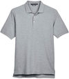 An image of a Custom Devon and Jones Men's Pima Pique Short Sleeve Polo in Grey Heather!