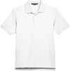 An image of a Custom Devon and Jones Men's Pima Pique Short Sleeve Polo in White!