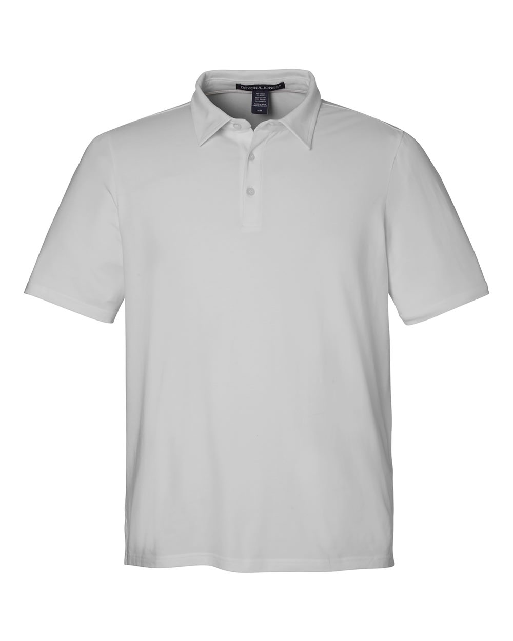 Devon and Jones Mens Raleigh Stretch Polo in Grey