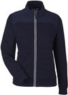 Am image of a Custom Devon and Jones New Classics Ladies Club Jacket in Navy!