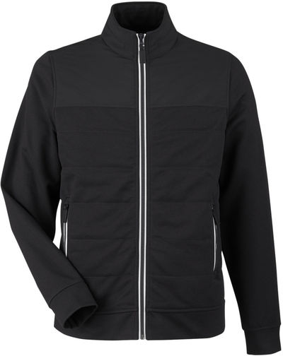 Am image of a Custom Devon and Jones New Classics Mens Club Jacket in Black!