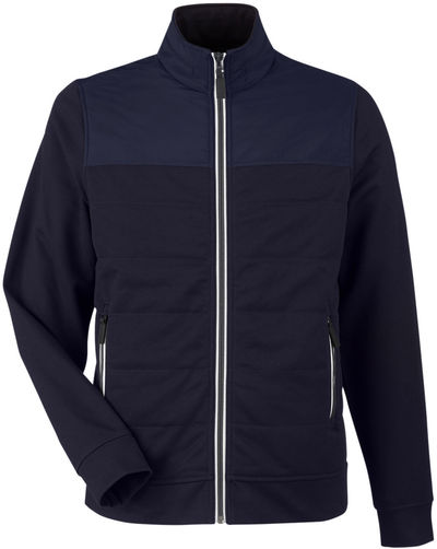 Am image of a Custom Devon and Jones New Classics Mens Club Jacket in Navy!