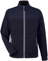 Am image of a Custom Devon and Jones New Classics Mens Club Jacket in Navy!