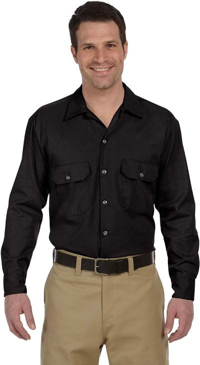 An image of a Custom Dickies Long Sleeve Work Shirt!