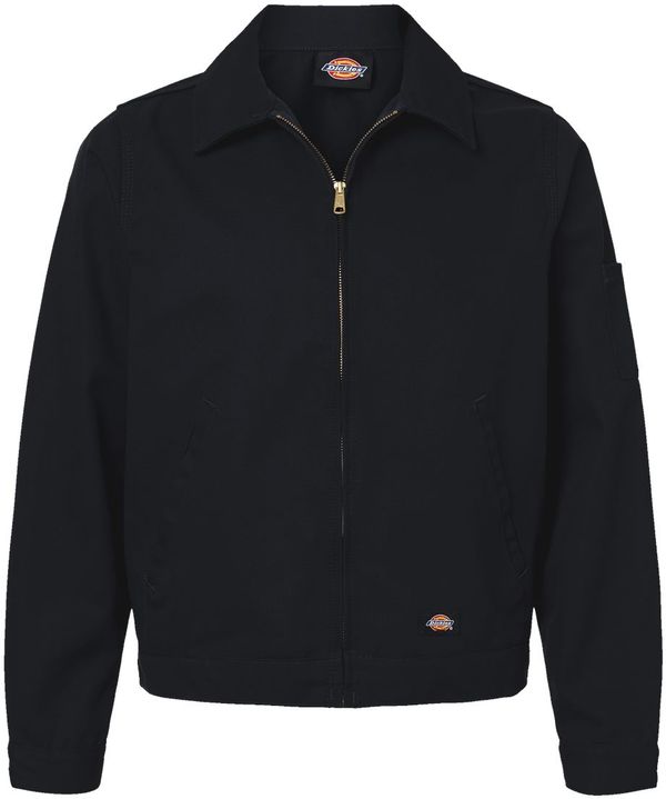 An image of a Custom Dickies Men's Unlined Eisenhower Jacket in Black!