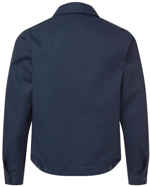 An image of a Custom Dickies Men's Unlined Eisenhower Jacket in Dark Navy!
