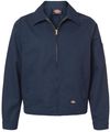 An image of a Custom Dickies Men's Unlined Eisenhower Jacket in Dark Navy!