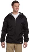 An image of a Custom Dickies Mens Fleece Lined Hooded Nylon Jacket!