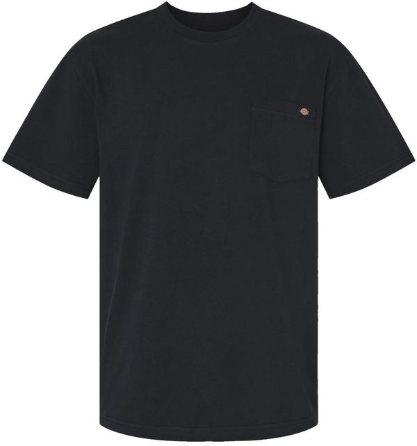 Am image of a Custom Dickies Traditional Heavyweight T Shirt in Black!