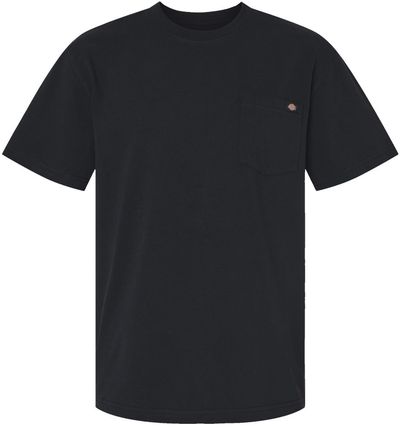 Am image of a Custom Dickies Traditional Heavyweight T Shirt in Black!