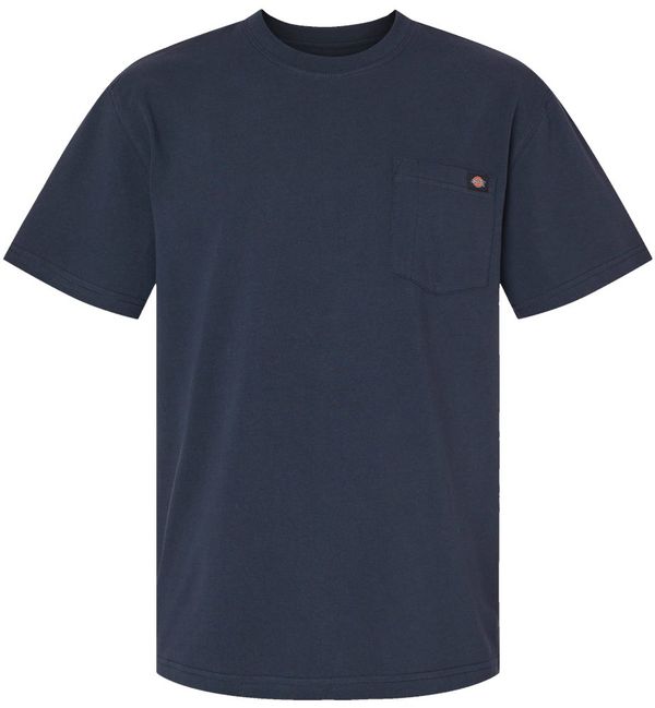 Am image of a Custom Dickies Traditional Heavyweight T Shirt in Dark Navy!