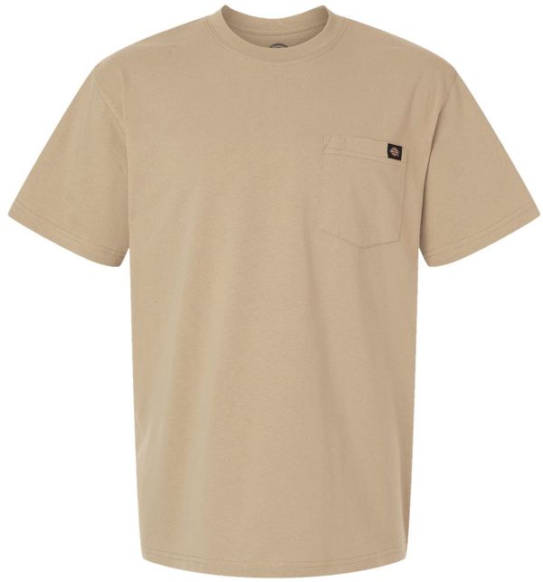Am image of a Custom Dickies Traditional Heavyweight T Shirt in Desert Sand!