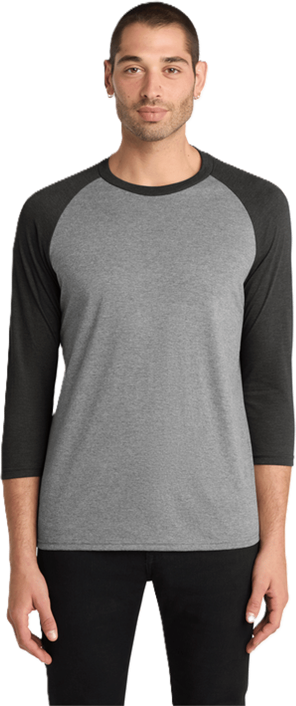 An image of a Custom District Perfect Tri Sleeve Raglan!