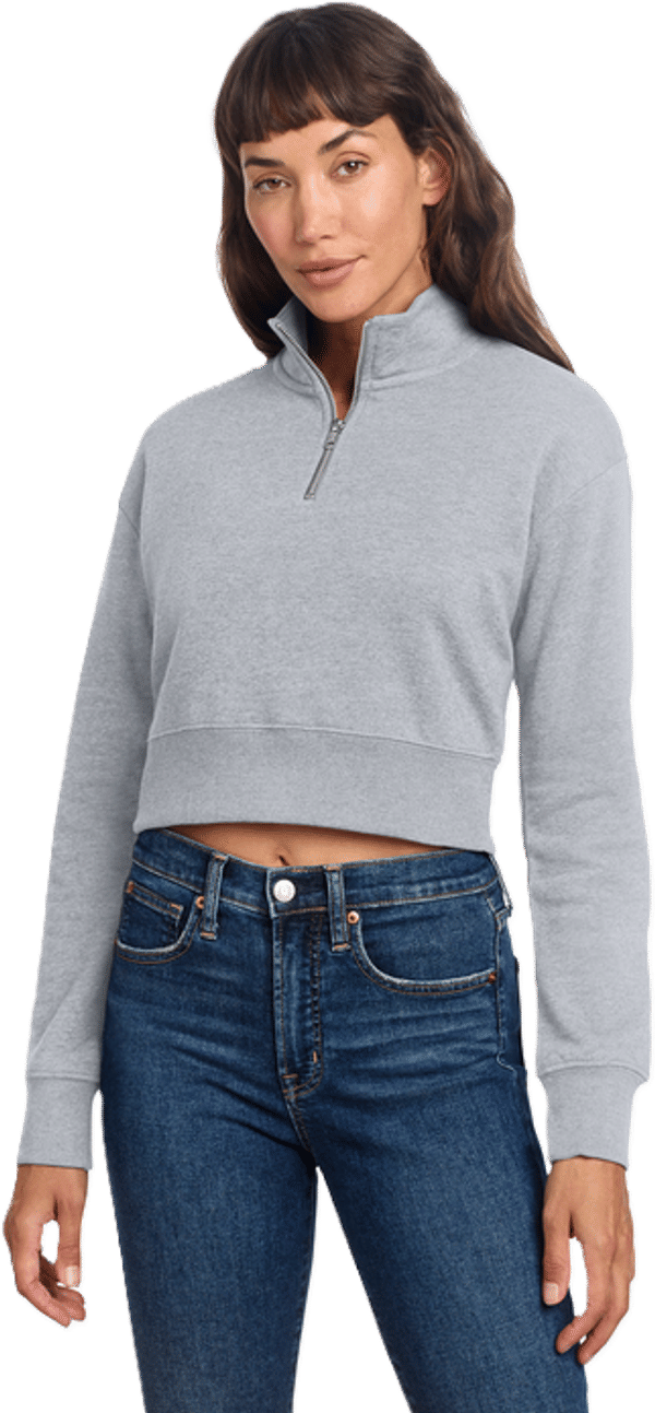 An image of a Custom District Womens VIT Fleece Zip!