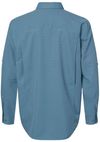 An image of a Custom Dri Duck Mens Crossroad Woven Shirt in SLATE BLUE!