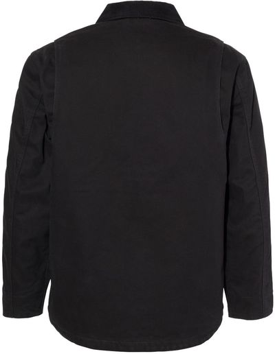 Am image of a Custom Dri Duck Rambler Boulder Cloth Jacket in Black!