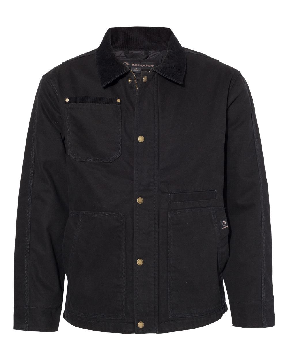 Dri Duck Rambler Boulder Cloth Jacket in Black