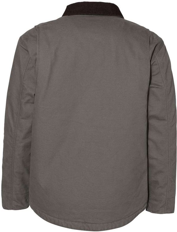 Am image of a Custom Dri Duck Rambler Boulder Cloth Jacket in Gravel!