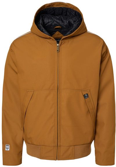 Am image of a Custom Dri Duck Rubicon Jacket in Saddle!