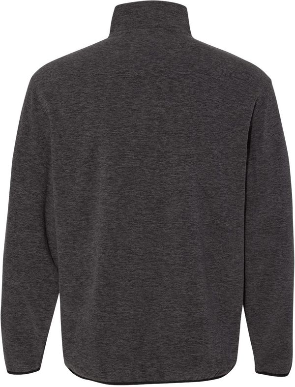 Am image of a Custom Dri Duck Denali Mountain Fleece Pullover in Charcoal!