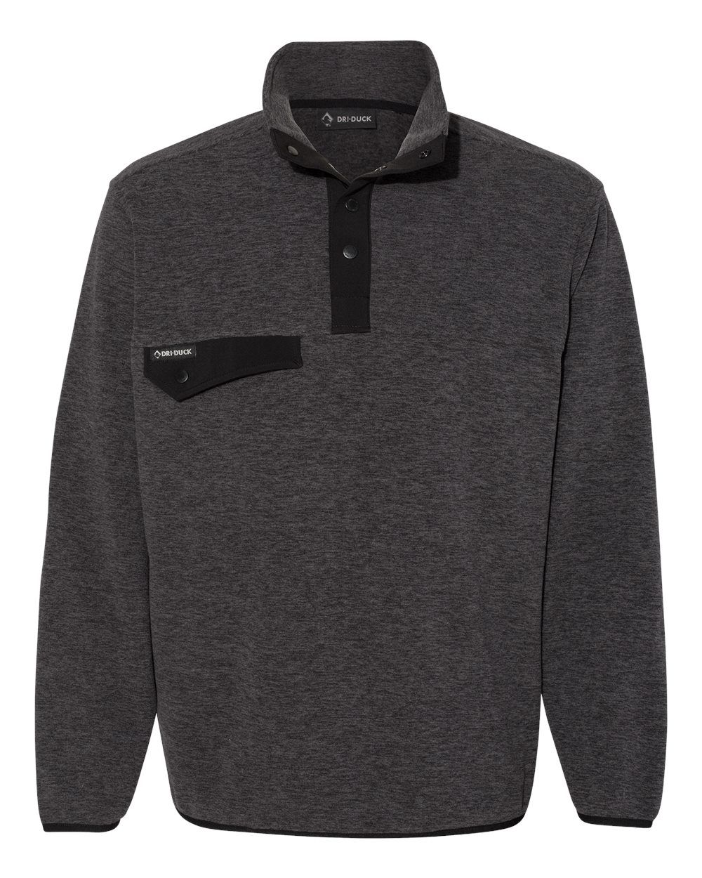 Dri Duck Denali Mountain Fleece Pullover in Charcoal