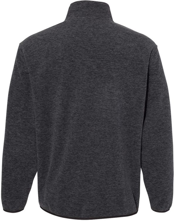 Am image of a Custom Dri Duck Denali Mountain Fleece Pullover in Charcoal Real Tree Extra!