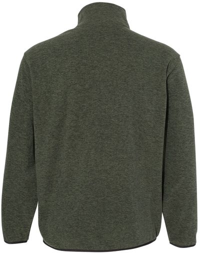 Am image of a Custom Dri Duck Denali Mountain Fleece Pullover in Fatigue!