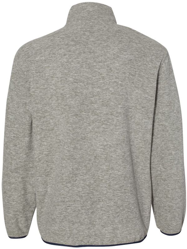 Am image of a Custom Dri Duck Denali Mountain Fleece Pullover in Platinum!