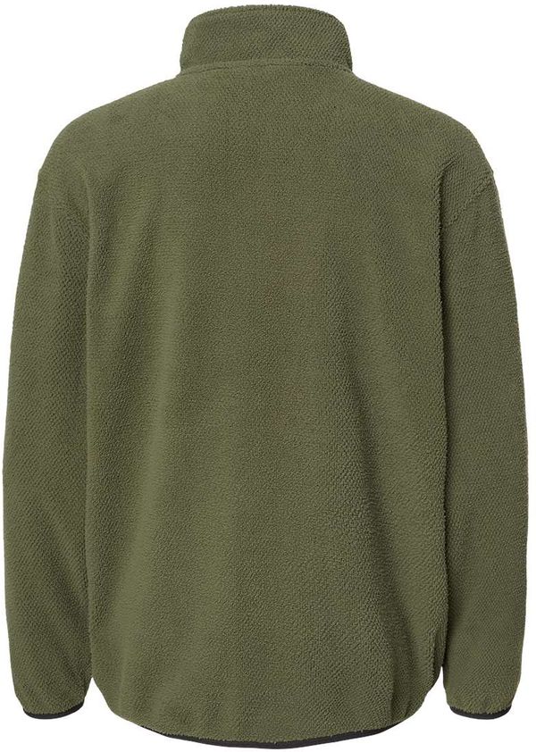 Am image of a Custom Dri Duck Brooks Sherpa Mountain Fleece in Sage!