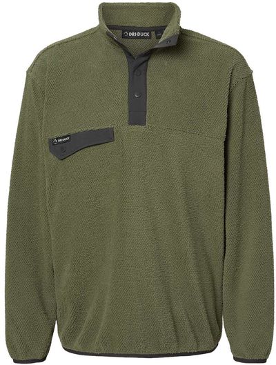 Am image of a Custom Dri Duck Brooks Sherpa Mountain Fleece in Sage!