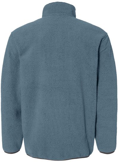 Am image of a Custom Dri Duck Brooks Sherpa Mountain Fleece in Slate Blue!