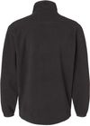 Am image of a Custom Dri Duck Timber Mountain Fleece Pullover in Black!