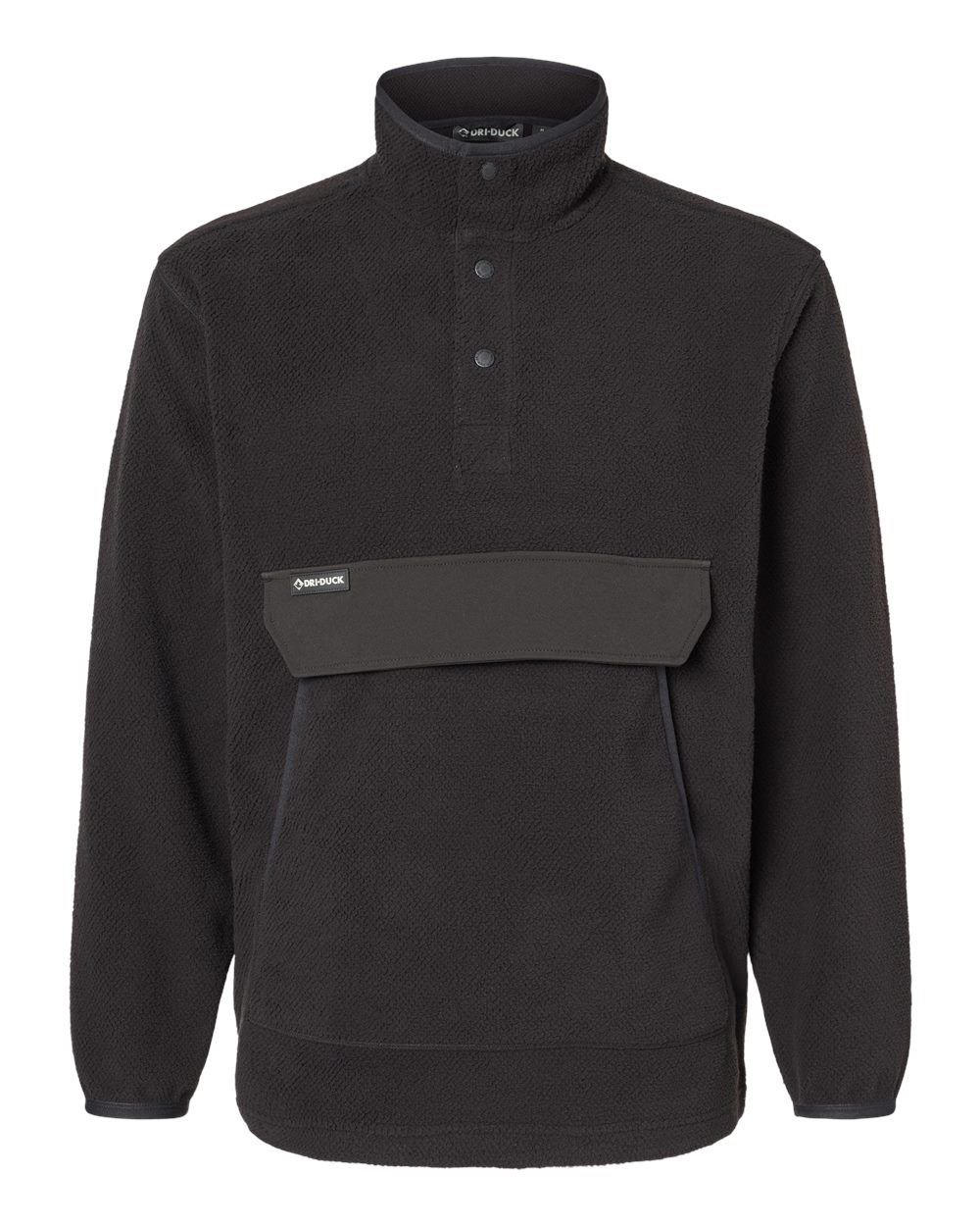 Dri Duck Timber Mountain Fleece Pullover in Black