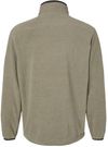 Am image of a Custom Dri Duck Timber Mountain Fleece Pullover in Moss!