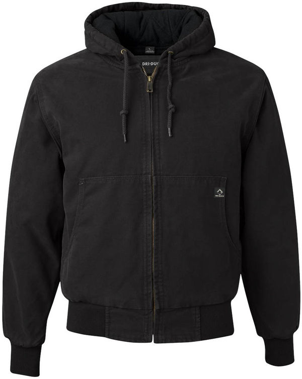 An image of a Custom Dri Duck Cheyenne Jacket in Black!