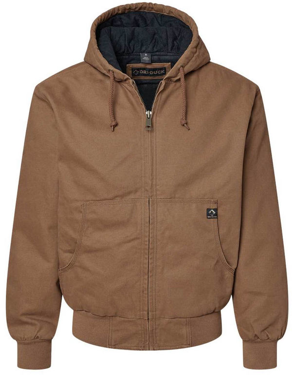 An image of a Custom Dri Duck Cheyenne Jacket in Field Khaki!