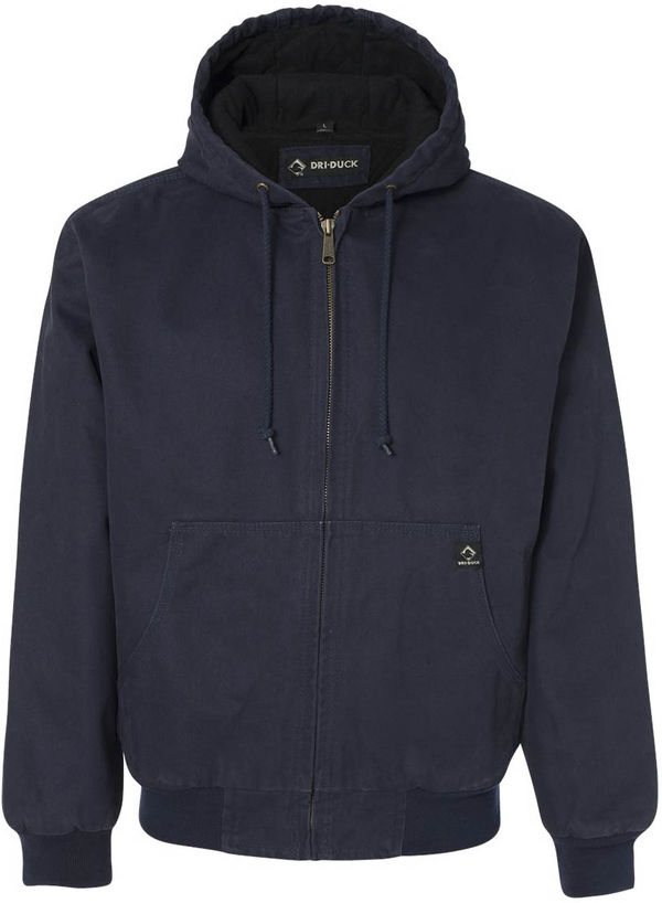 An image of a Custom Dri Duck Cheyenne Jacket in Navy!