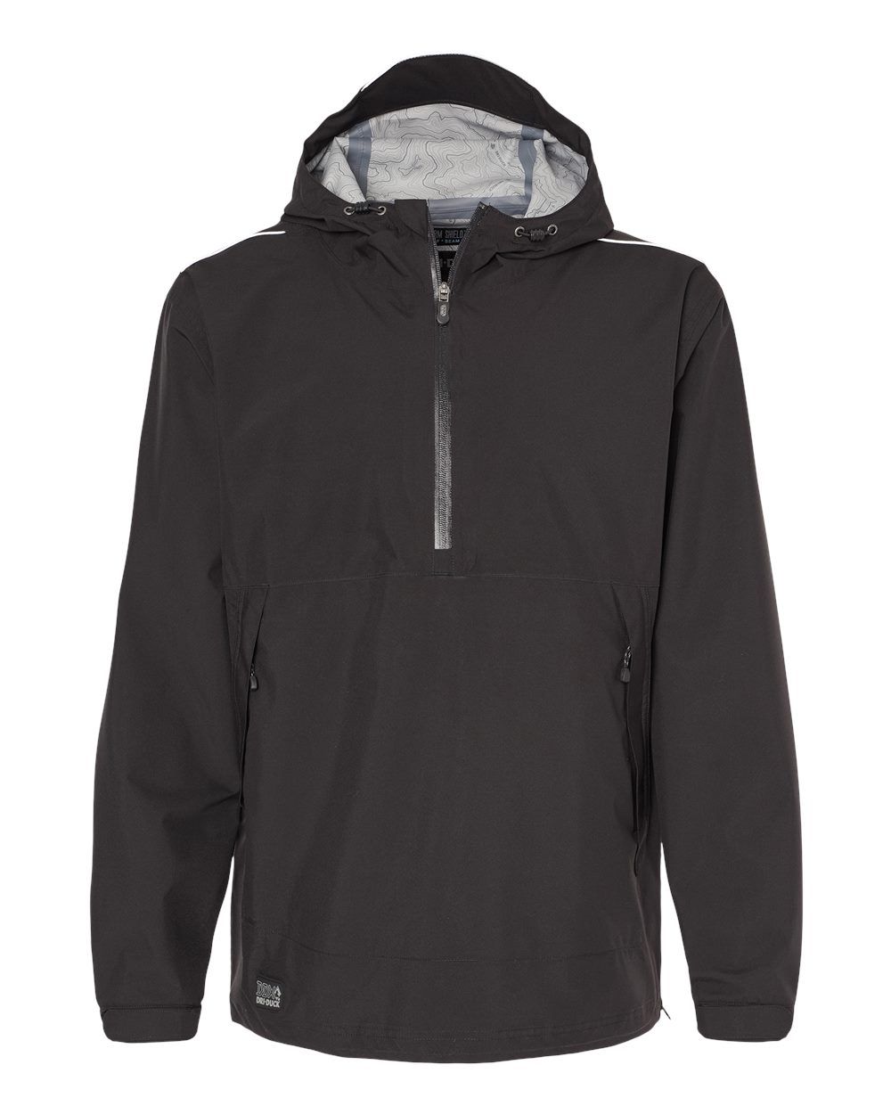 Dri Duck Mens Challenger Anorak in BLACK