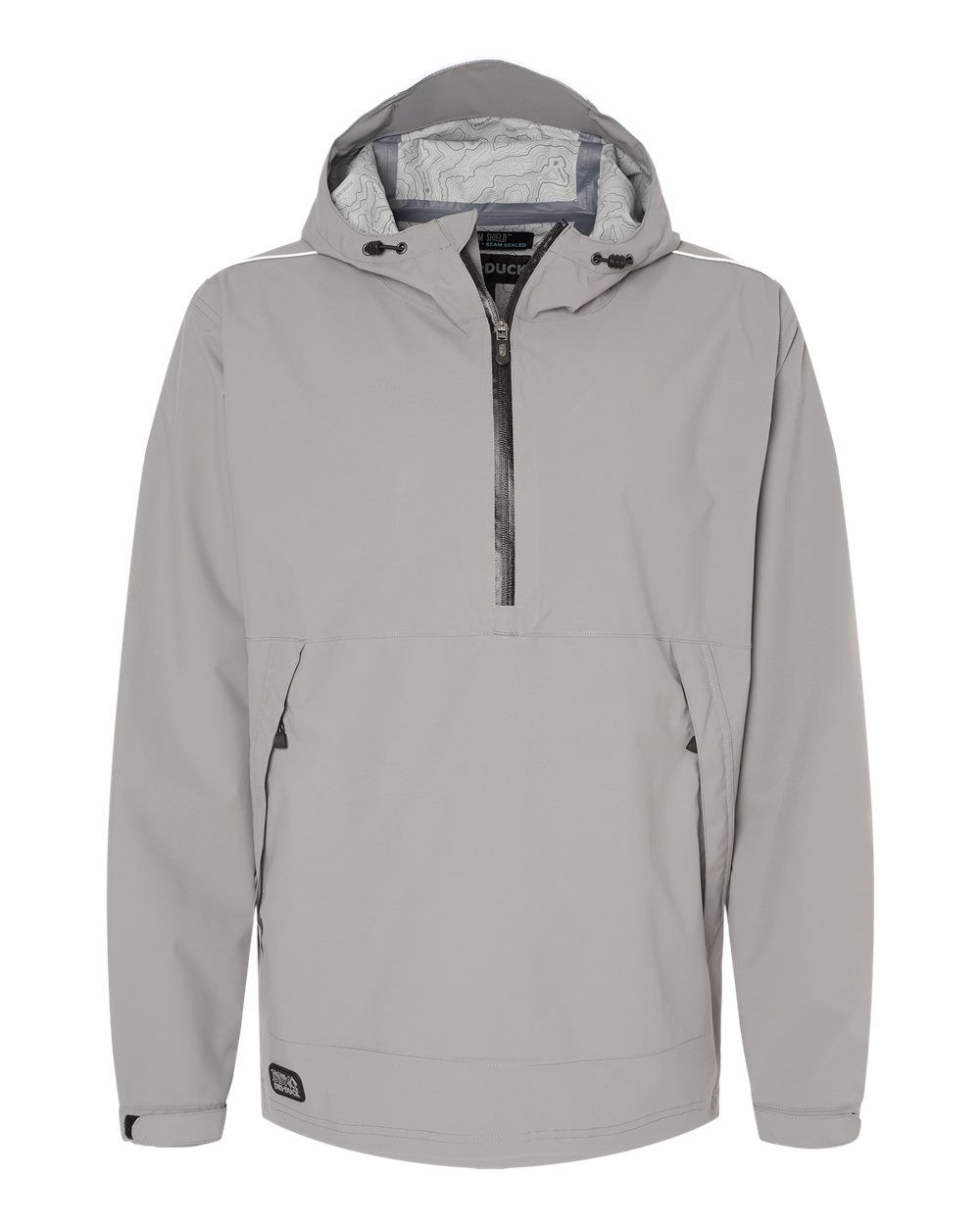 Dri Duck Mens Challenger Anorak in GREY