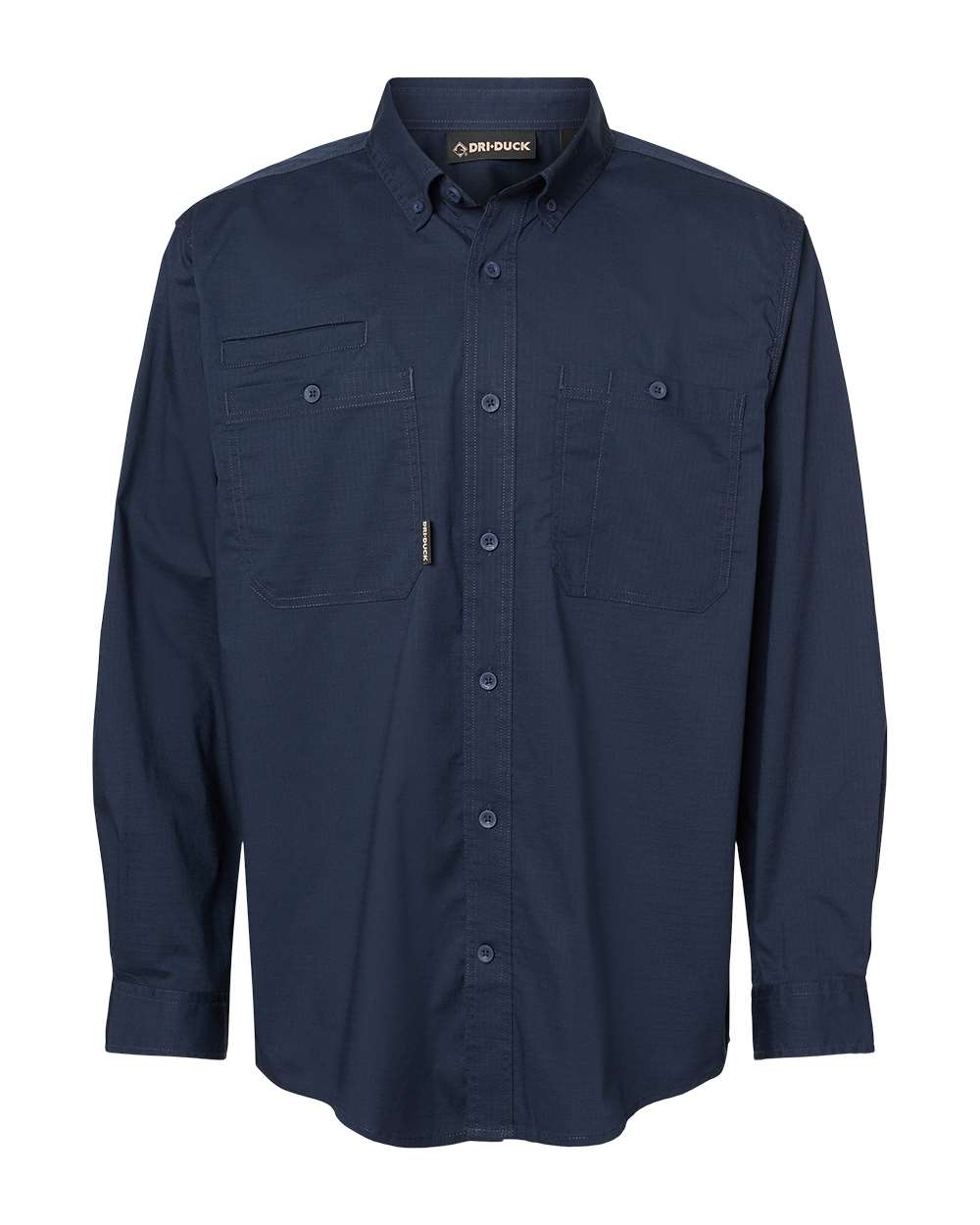 Dri Duck Mens Craftsman Woven Shirt in DEEP BLUE
