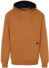 Am image of a Custom Dri Duck Mens Woodland Fleece Hooded Sweatshirt in Saddle!