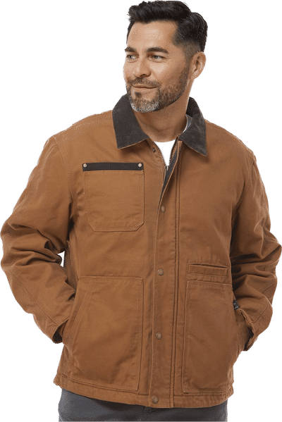 An image of a Custom Dri Duck Rambler Boulder Cloth Jacket!